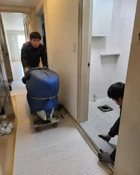 대구 군위군 변기막힘 이물질 제거 작업